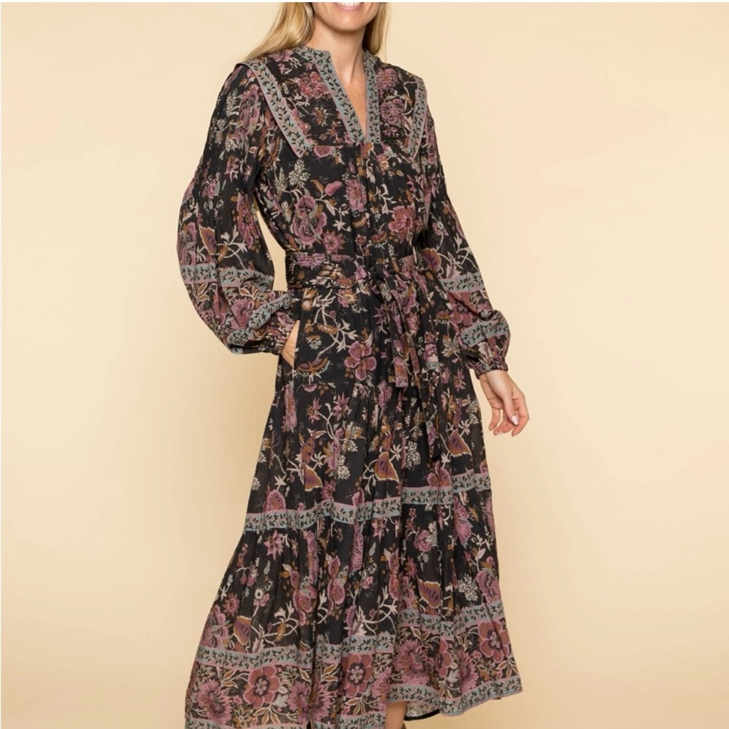 Sea New York Floral Print Maxi Dress- Size Small